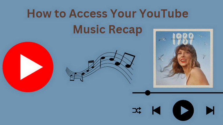 access your youtube music recap