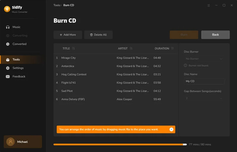 burn cd