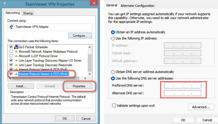 Changing DNS Settings on Computer