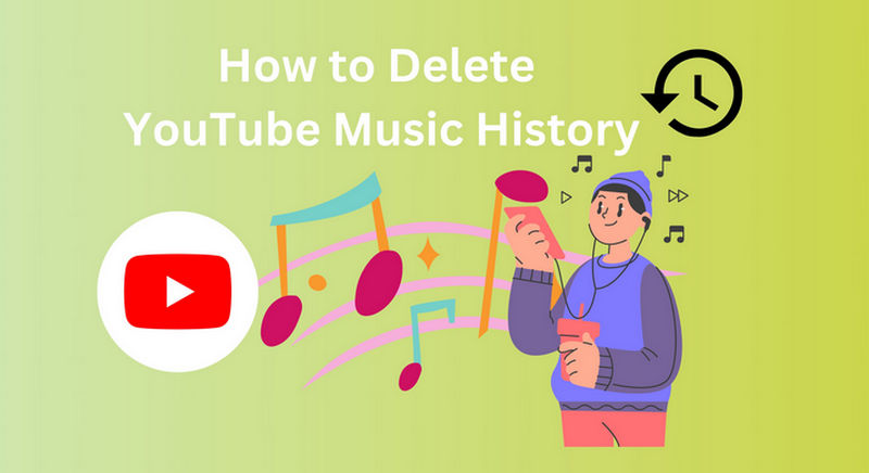 delete youtube music history