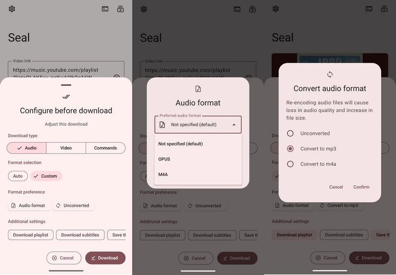 seal youtube downloader apk for android
