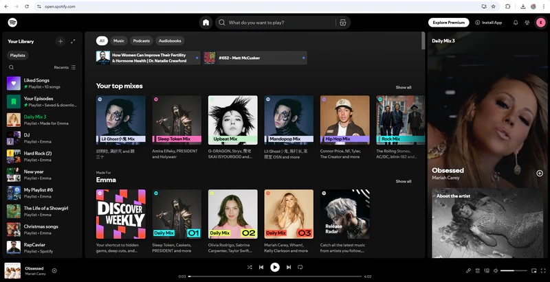 Spotify Web Player