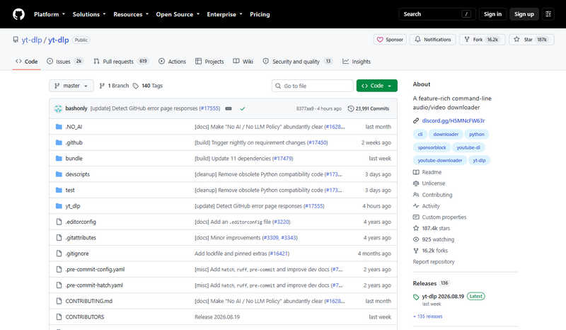 yt dlp youtube mp3 downloader github