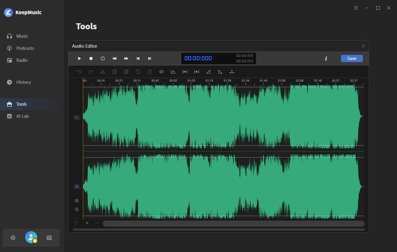 audio editor