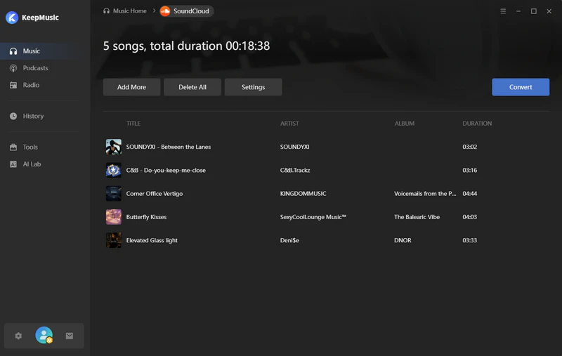 convert music