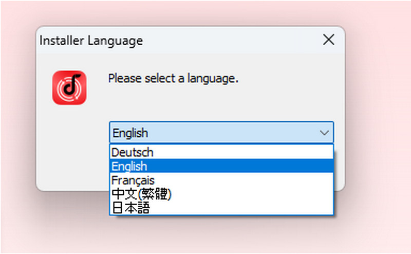 tunefab language settings