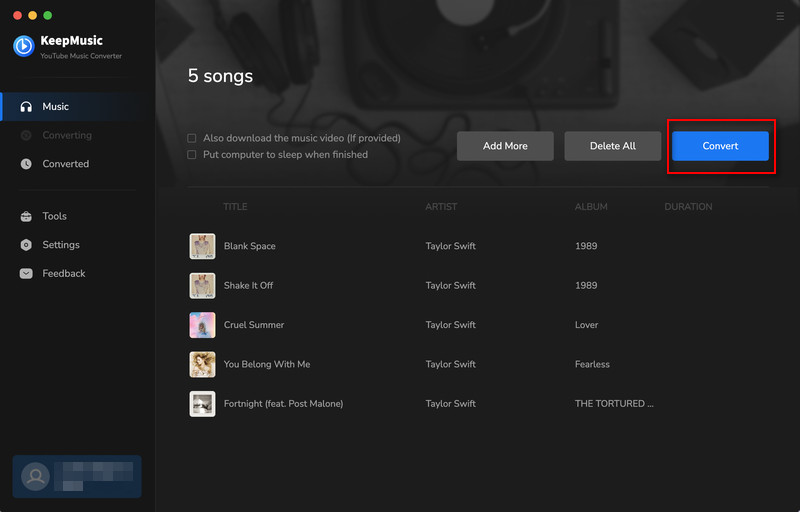 convert and download youtube music to pc